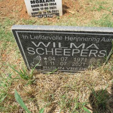 SCHEEPERS Wilma 1971-2021