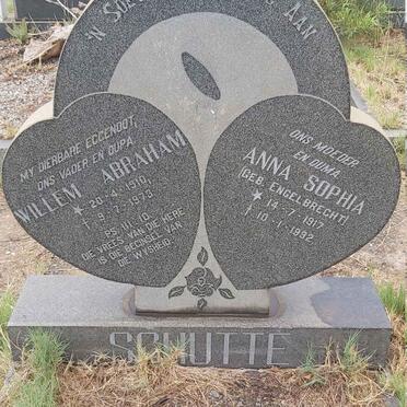 SCHUTTE Willem Abraham 1910-1973 & Anna Sophia ENGELBRECHT 1917-1992