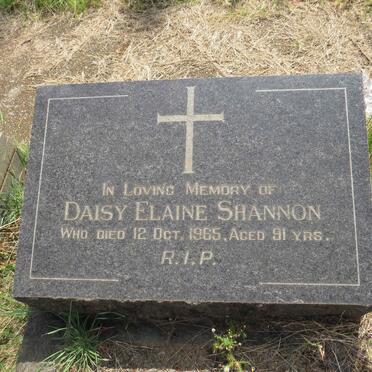 SHANNON Daisy Elaine -1965
