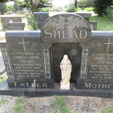 SHEAD Sameul John 1888-1965 & Mary Ellen 1889-1971