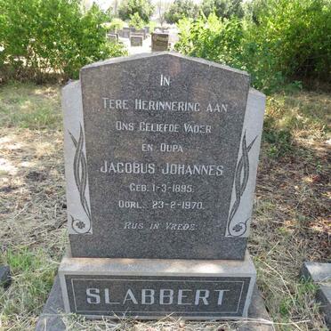 SLABBERT Jacobus Johannes 1895-1970
