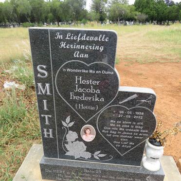 SMITH Hester Jacoba Frederika 1958-2022