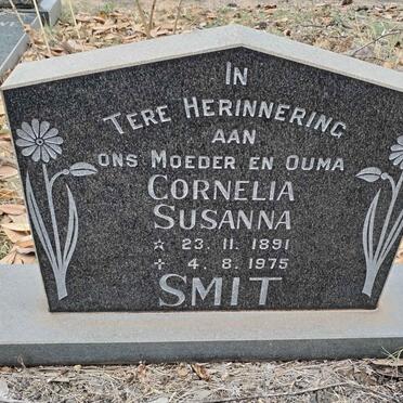SMIT Cornelia Susanna 1891-1975