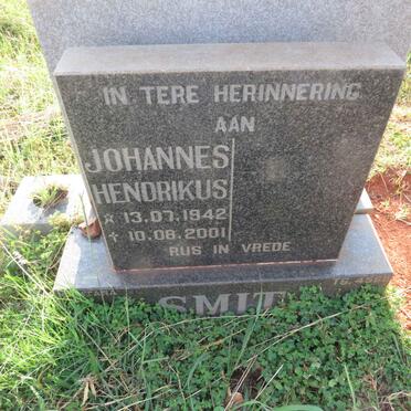 SMIT Johannes Hendrikus 1942-2001