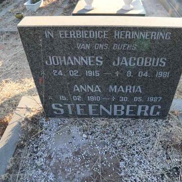 STEENBERG Johannes Jacobus 1915-1981 & Anna Maria 1910-1987