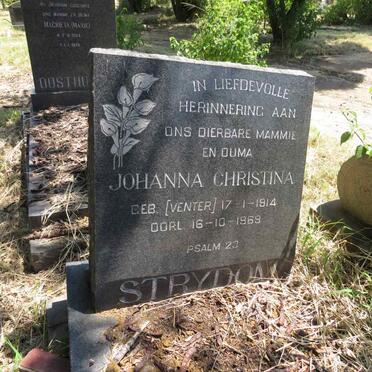 STRYDOM Johanna Christina nee VENTER 1914-1969