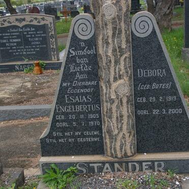 STANDER Esaias Engelbertus 1905-1970 &amp; Debora BOTES 1919-2000