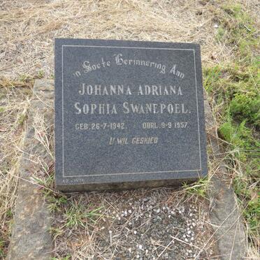 SWANEPOEL Johanna Adriana Sophia 1942-1957