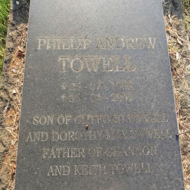 TOWELL Phillip Andrew 1968-2001