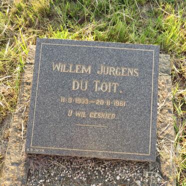 TOIT Willem Jurgens, du 1903-1961