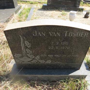 TONDER Jan, van 1915-1970