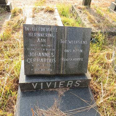 VIVIERS Johannes Gerhardus 1972-1973