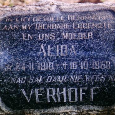 VERHOEF Alida 1910-1968