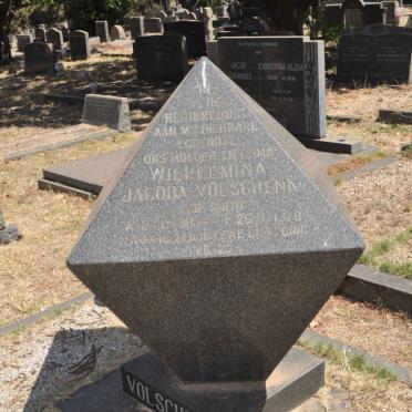 VOLSCHENK Gideon Philippus 1905-1973 &amp; Wilhelmina Jacoba SMITH 1911-1970 