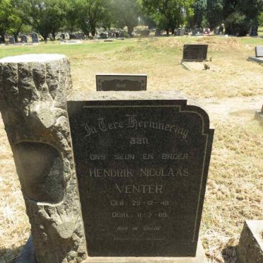 VENTER Hendrik Nicolaas 1948-1969