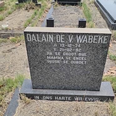 WABEKE Dalain de V. 1974-1992