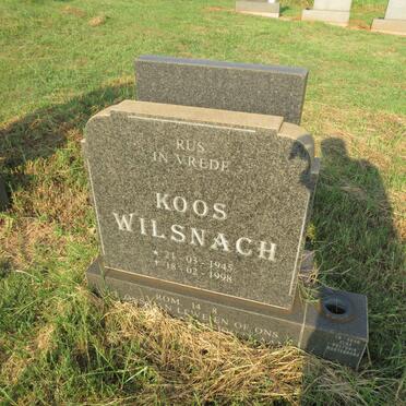 WILSNACH Koos 1945-1998