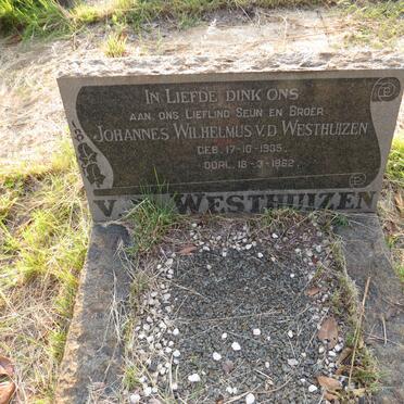 WESTHUIZEN Johannes Wilhelmus, v.d. 1935-1962