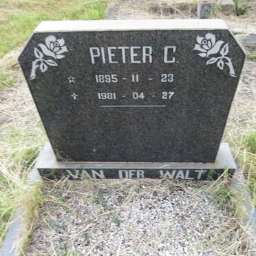 WALT Pieter C., van der 1895-1981