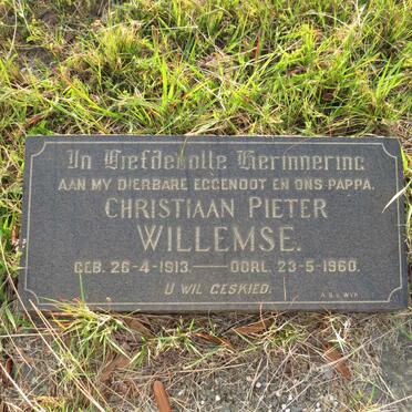 WILLEMSE Christiaan Pieter 1913-1960