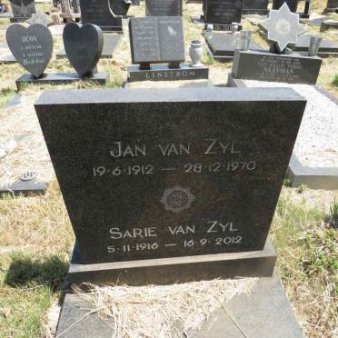 ZYL Jan, van 1912-1970 & Sarie 1916-2012