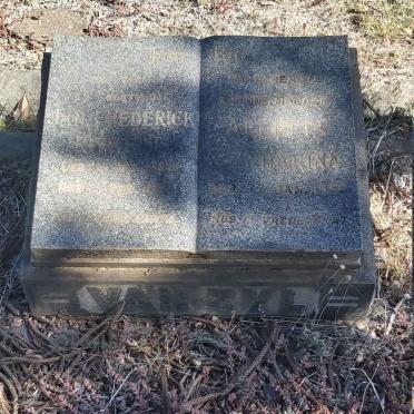 ZYL Jan Frederick ?, van &amp; Aletta Catharina -1959