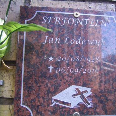 SERFONTEIN Jan Lodewyk 1928-2016