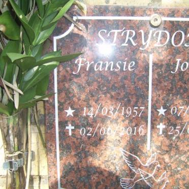 STRYDOM Johan 1957-2009 &amp; Fransie 1957-2016