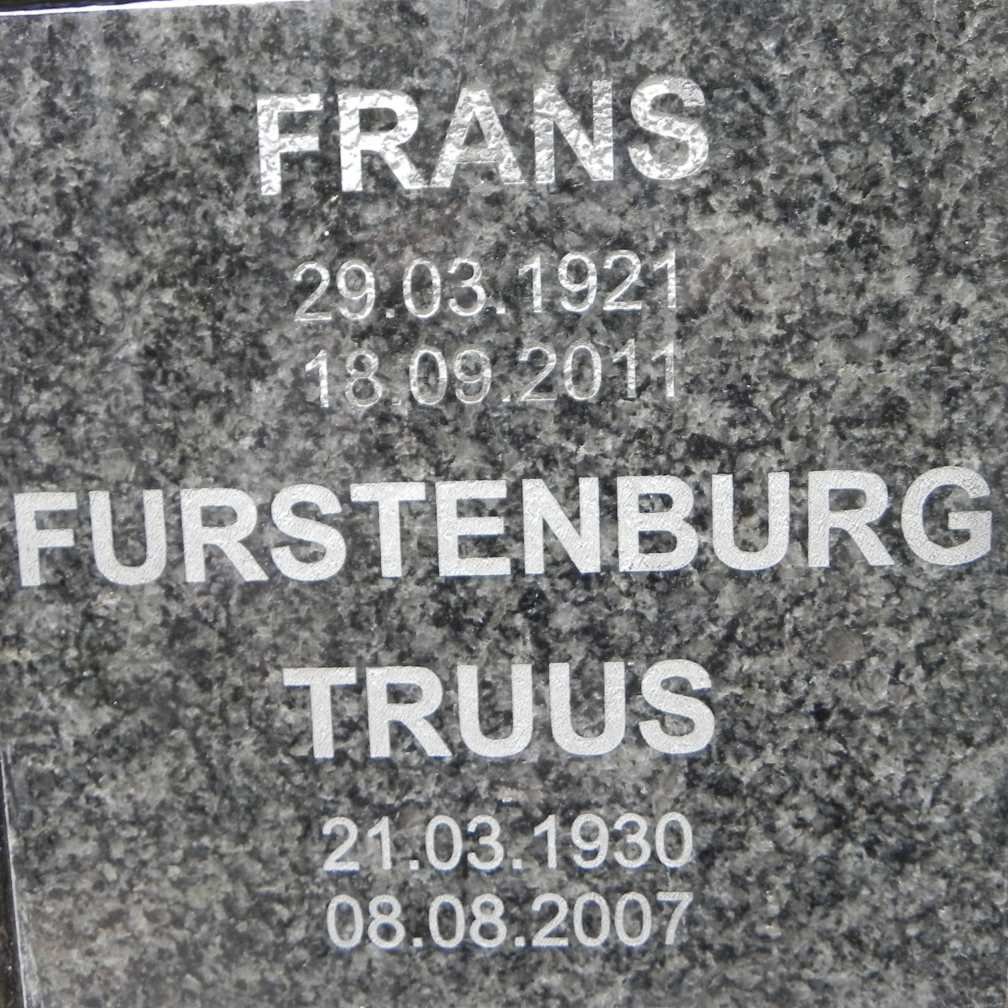 FURSTENBURG Frans 1921-2011 &amp; Truus 1930-2007