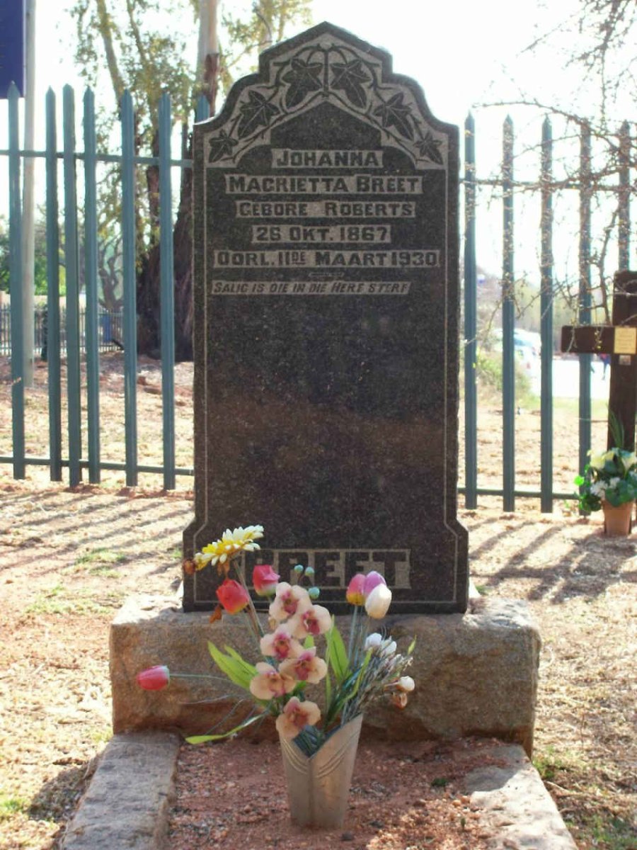 BREET Johanna Magrietta nee ROBERTS 1867-1930