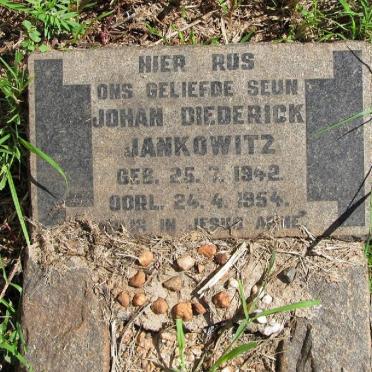 JANKOWITZ Johan Diederick 1942-1954