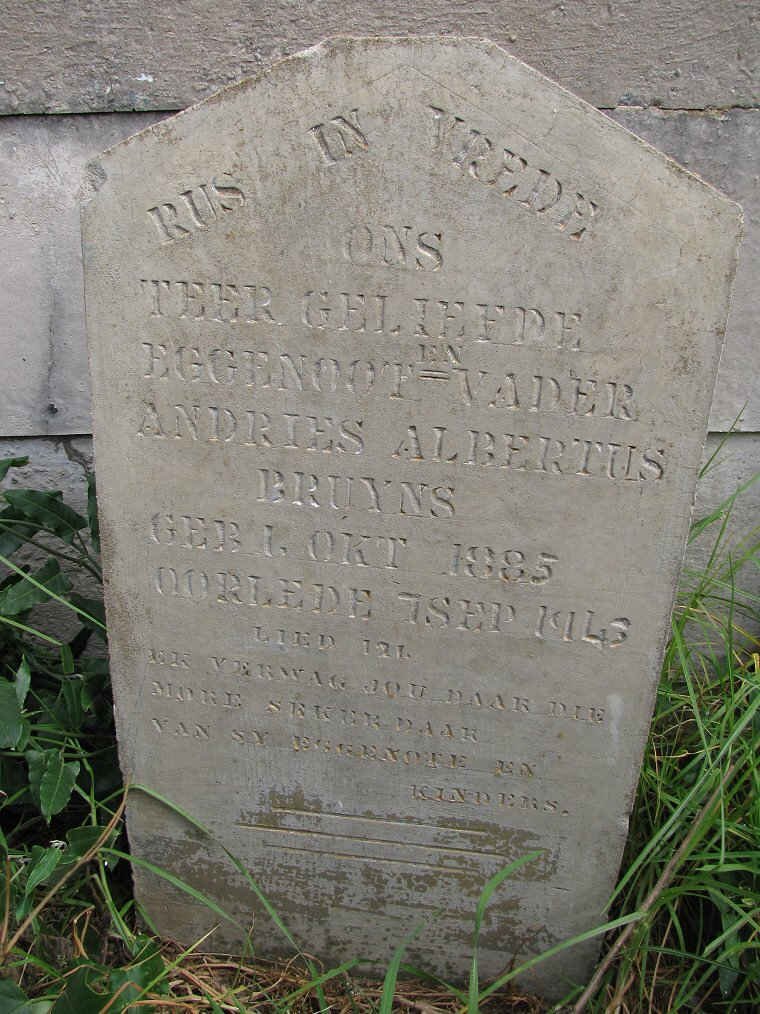 BRUYNS Andries Albertus 1885-1945
