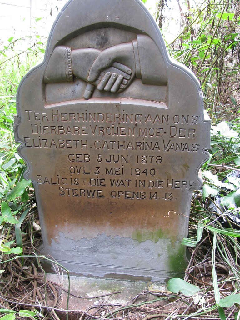 VANAS Elizabeth Catharina 1879-1940