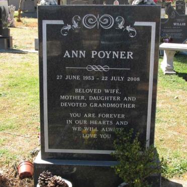 POYNER Ann 1953-2008
