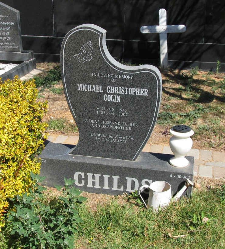 CHILDS Michael Christopher Colin 1945-2007