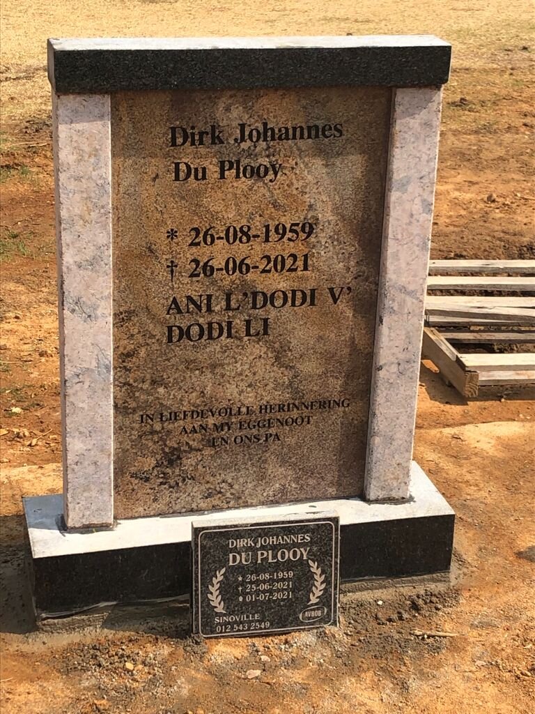 PLOOY Dirk Johannes, du 1959-2021