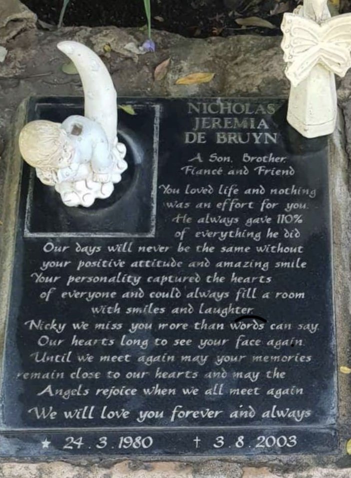 BRUYN Nicholas Jeremia, de 1980-2003