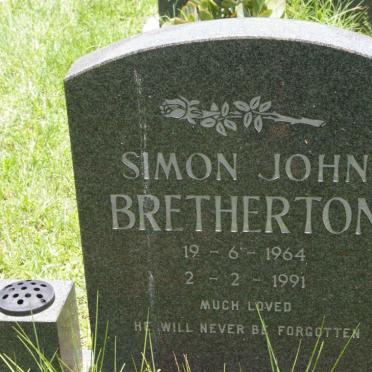 BRETHERTON Simon John 1964-1991