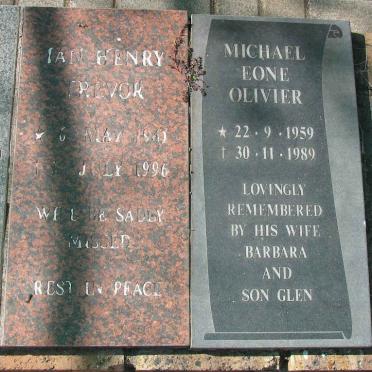 TREVOR Ian Henry 1941-1996 :: OLIVIER Michael Eone 1959-1989