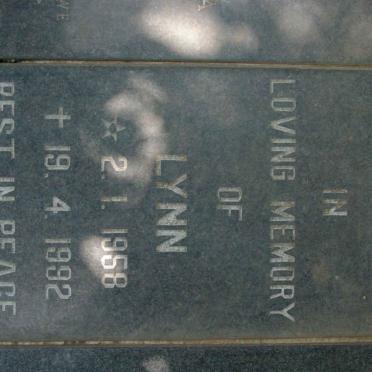 RICHARDSON Lynn 1958-1992