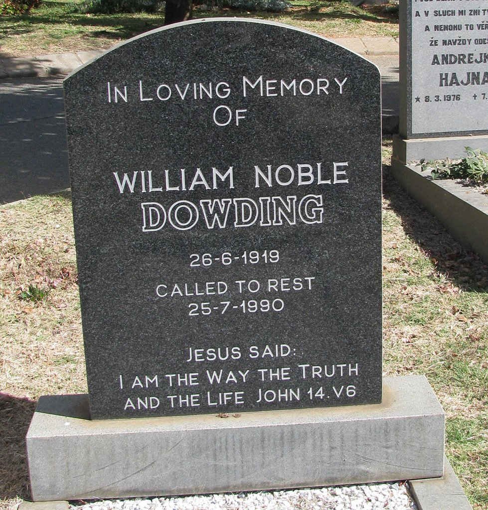 DOWDING William Noble 1919-1990