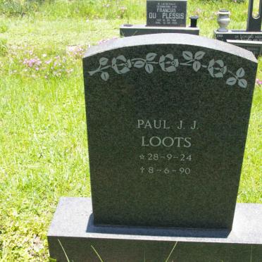 LOOTS Paul J.J 1924-1990