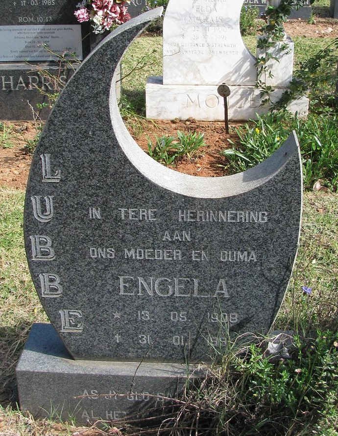 LUBBE Engela 1908-1991