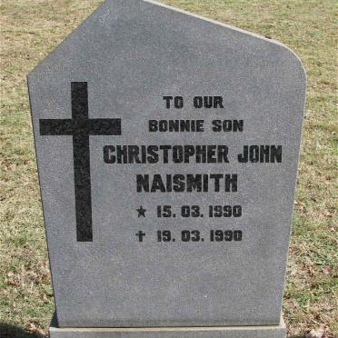 NAISMITH Christopher John 1990-1990