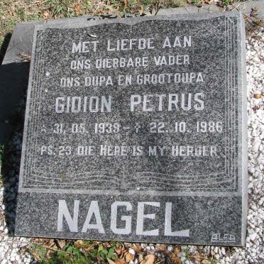 NAGEL Gidion Petrus1939-1986