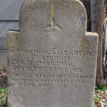 PRETORIUS Catharina Elizabeth 1864-1938