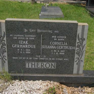 THERON Izak Gerhardus 1906-1986 &amp; Cornelia Susanna Gertruida 1907-1989