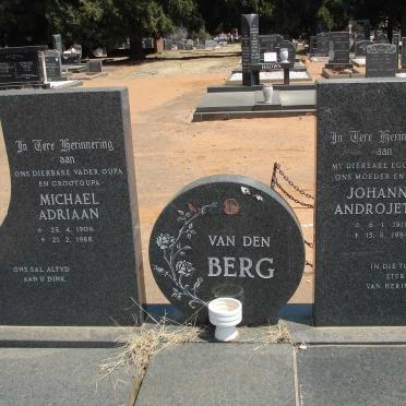 BERG Michael Adriaan, van den 1906-1988 &amp; Johanna Androjetta 1910-1984