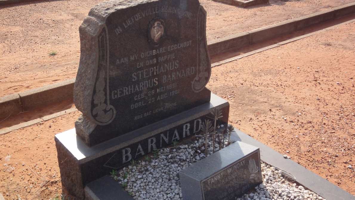 BARNARD Stephanus Gerhardus 1901-1951