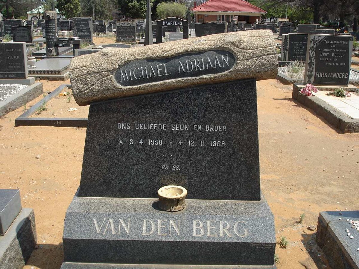 BERG Michael Adriaan, van den 1950-1969